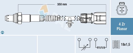 FAE 77635 Lambda Sensor