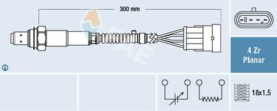 Lambda Sensor FAE 77641