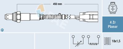 Lambda Sensor FAE 77644