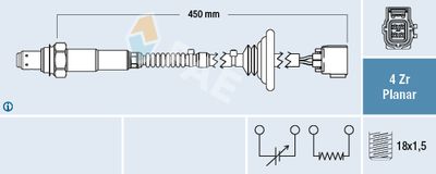 Lambda Sensor FAE 77647