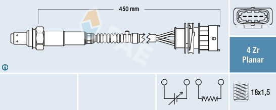 FAE 77648 Lambda Sensor