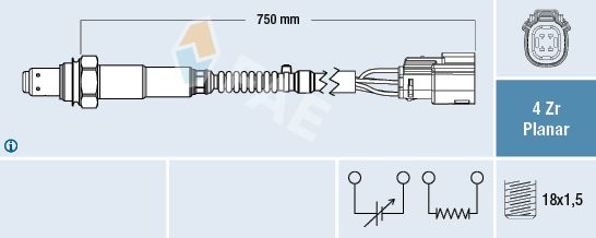 FAE 77650 Lambda Sensor