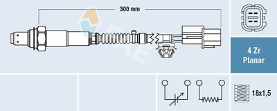 Lambda Sensor FAE 77653