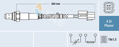 Lambda Sensor FAE 77657