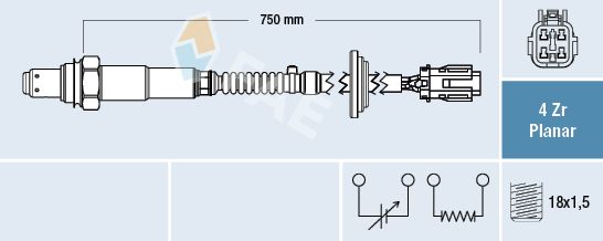 FAE 77666 Lambda Sensor