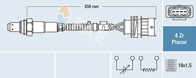 Lambda Sensor FAE 77670