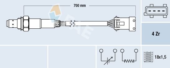 FAE 77681 Lambda Sensor