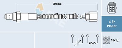 Lambda Sensor FAE 77684