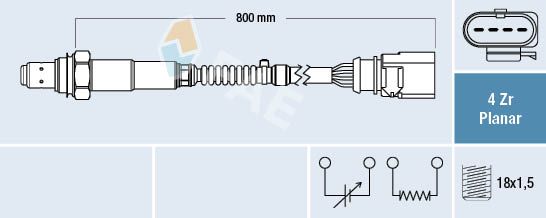 FAE 77697 Lambda Sensor