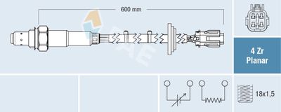 Lambda Sensor FAE 77701