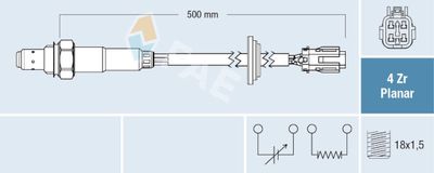 Lambda Sensor FAE 77707