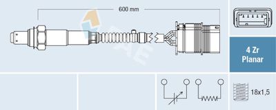 Lambda Sensor FAE 77761