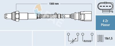 Lambda Sensor FAE 77900