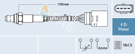 FAE 77905 Lambda Sensor