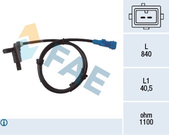 FAE 78022 Sensor, wheel speed