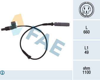 FAE 78023 Sensor, wheel speed