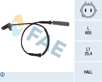 FAE 78042 Sensor, wheel speed