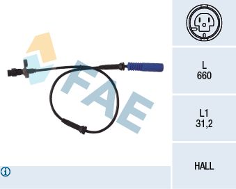 FAE 78045 Sensor, wheel speed