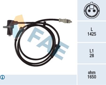 FAE 78067 Sensor, wheel speed