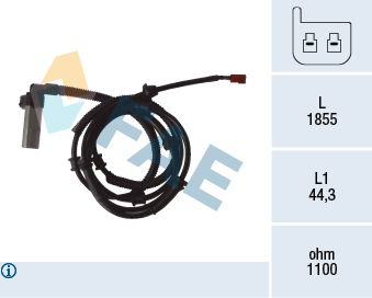 FAE 78069 Sensor, wheel speed