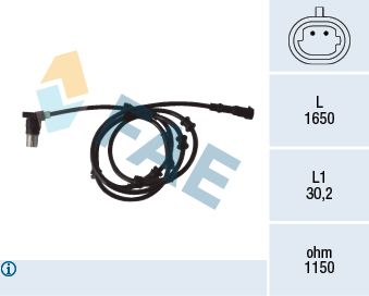 FAE 78070 Sensor, wheel speed