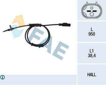 FAE 78093 Sensor, wheel speed