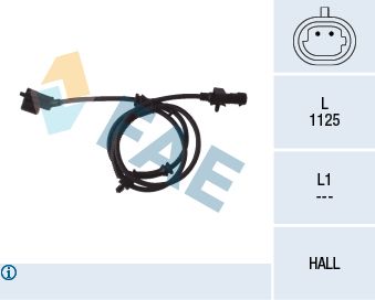 FAE 78104 Sensor, wheel speed