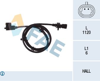 FAE 78105 Sensor, wheel speed