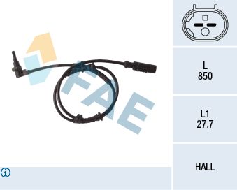 Sensor, wheel speed FAE 78112