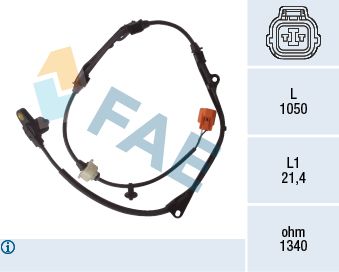 FAE 78114 Sensor, wheel speed