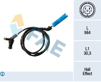 Sensor, wheel speed FAE 78138