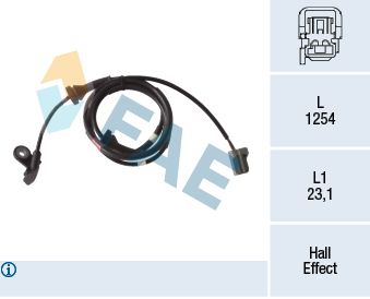 Sensor, wheel speed FAE 78271