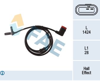 Sensor, wheel speed FAE 78291