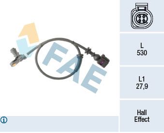 Sensor, wheel speed FAE 78295