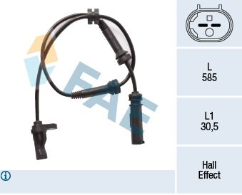 Sensor, wheel speed FAE 78324