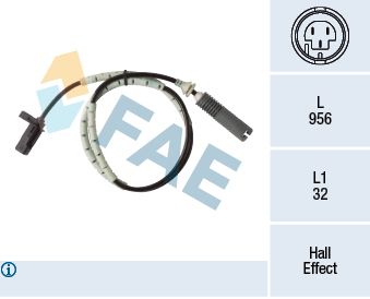 Sensor, wheel speed FAE 78378