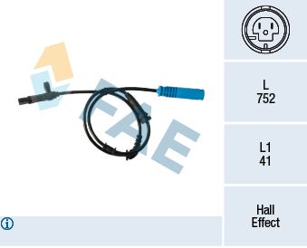 Sensor, wheel speed FAE 78392