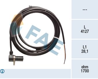 Sensor, wheel speed FAE 78417