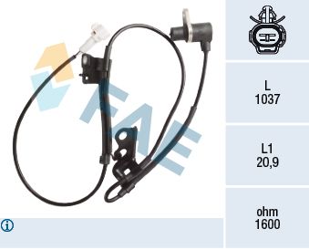 Sensor, wheel speed FAE 78418