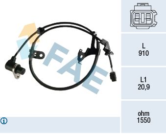 Sensor, wheel speed FAE 78472