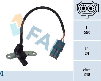 FAE 79021 Sensor, crankshaft pulse