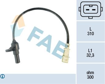 Sensor, crankshaft pulse FAE 79084