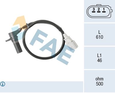 Sensor, crankshaft pulse FAE 79115