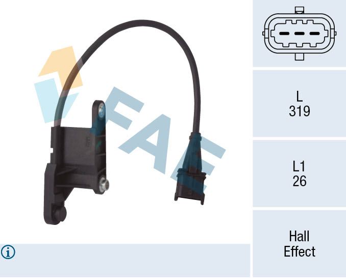 FAE 79121 Sensor, camshaft position