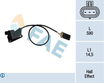 Sensor, camshaft position FAE 79137