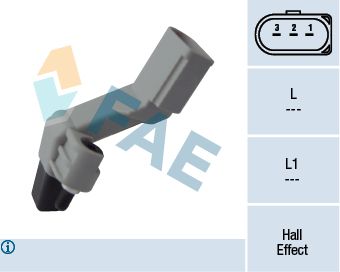 Sensor, crankshaft pulse FAE 79177