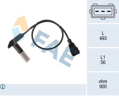 Sensor, crankshaft pulse FAE 79208