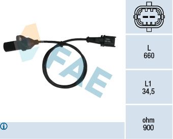 Sensor, crankshaft pulse FAE 79220