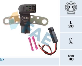 Sensor, crankshaft pulse FAE 79319