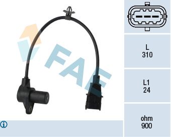 FAE 79354 Sensor, crankshaft pulse